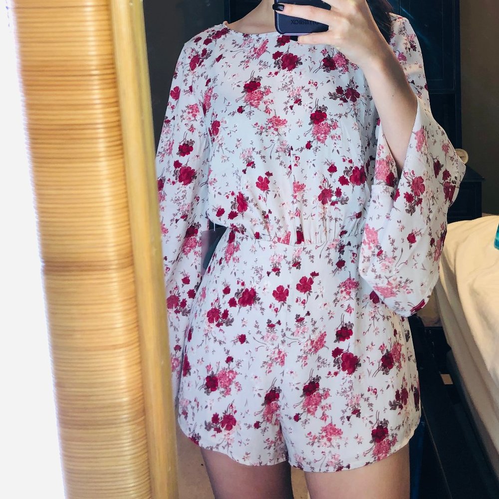 Forever 21 Floral Romper